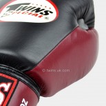 Боксерские перчатки Twins Special (BGVLA-2 black/maroon)